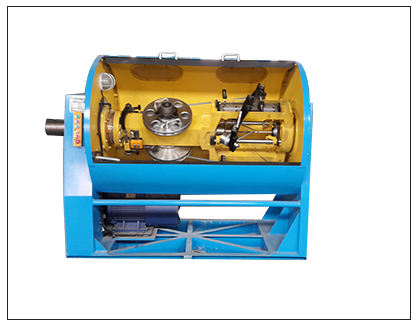 All-electrically controlled steel belt armoring machine