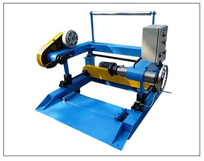 Swing type magnetic powder pay-off machine