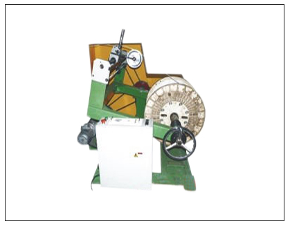 Swing arm type single-axis wire take-up machine
