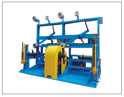 Double-arm power take-off machine