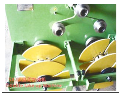 SXJ double disc wire take-up machine